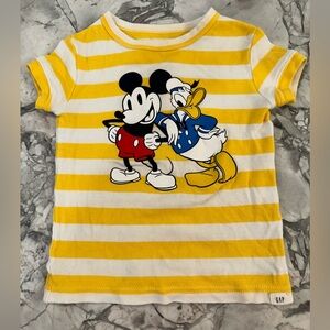 Baby Gap Disney T-shirt 3T Donald Duck and Mickey Mouse